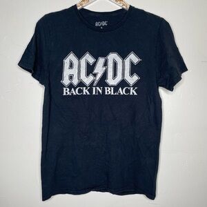 AC/DC BACK IN BLACK 100% COTTON T SHIRT SZ S